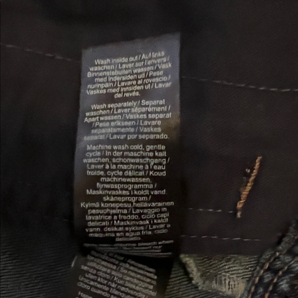 Liverpool Women’s Dark Blue Jean Jacket Size S - Picture 9 of 14